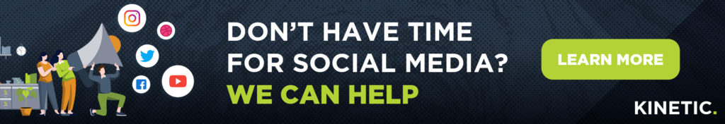 don't have time for social media? We can help!