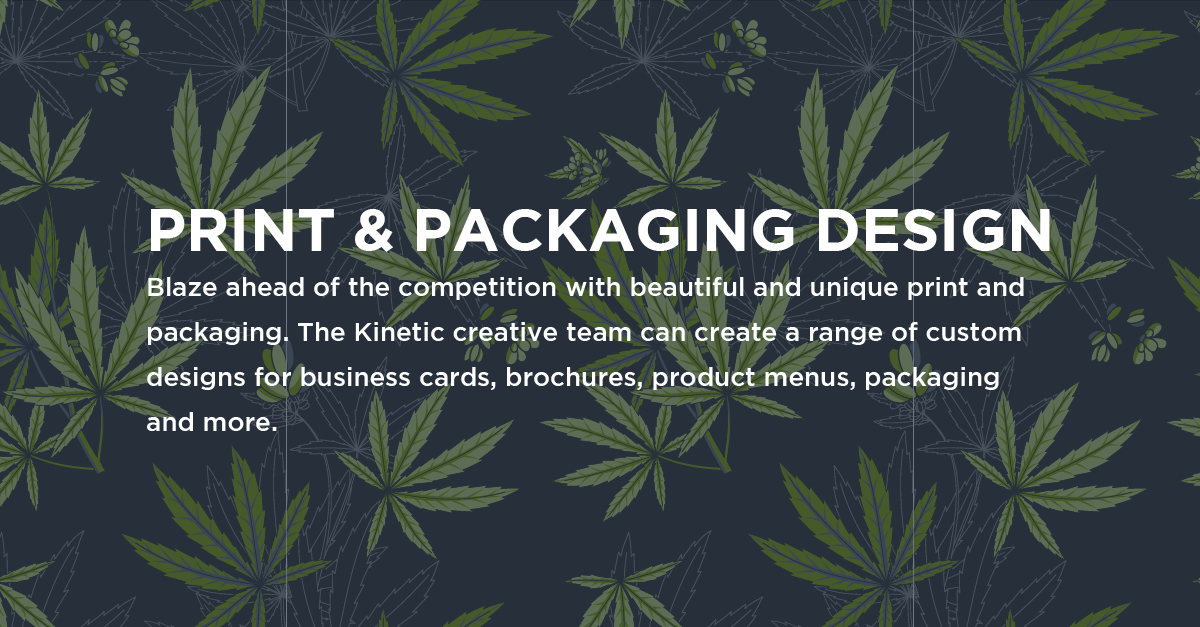 Cannabis Industry Marketing Print and Package Design
