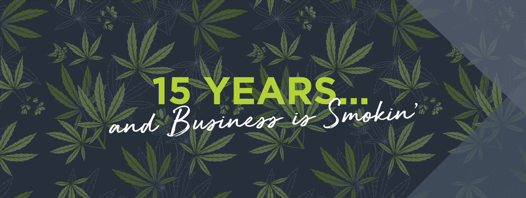 15 Years and business be smokin'