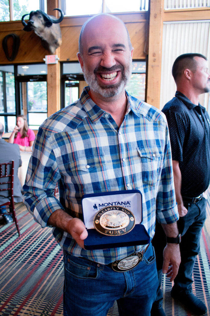 Furey Belt Buckle at Clearfly Summit